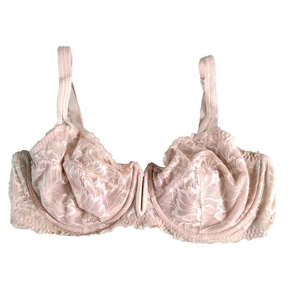 Auden Other - Auden Unlined Balconette Coverage Underwire Bra Women Size 40D Pink Adjustable